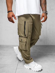 Pantalón de hombre beige oscuro OZONEE O/PS5527