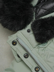 Chaqueta de mujer menta OZONEE O/W377