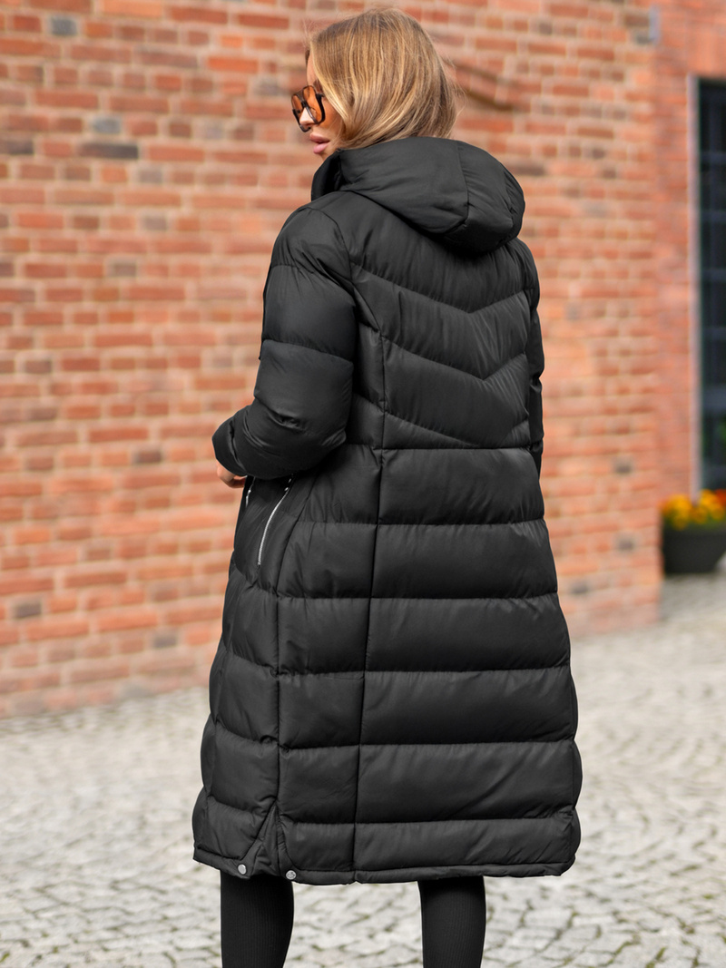 Chaqueta de mujer negra OZONEE JS/M736/392Z