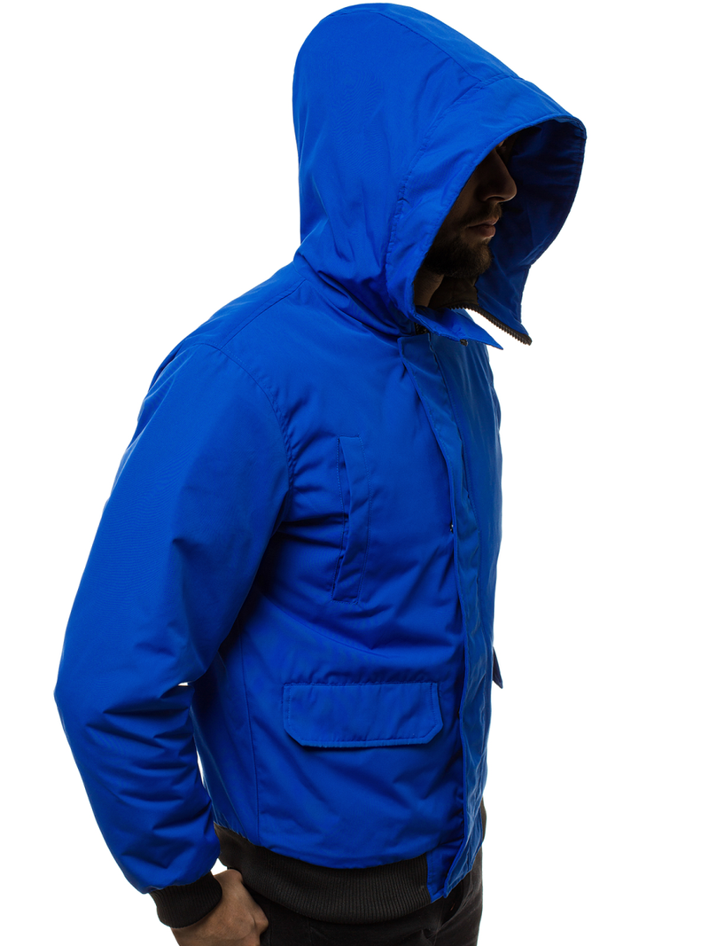 Chaqueta de hombre azul OZONEE JS/2019005