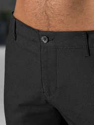 Pantalones cortos chinos de hombre negras OZONEE DJ/4400