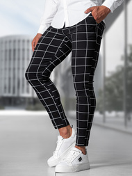 Pantalón chino de hombre negras OZONEE O/P4009Z