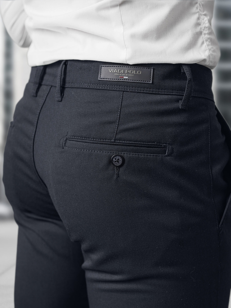 Pantalón chino de hombre azul marino OZONEE V/5100