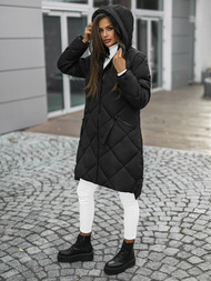 Chaqueta de mujer negra OZONEE JS/5M3168/392Z