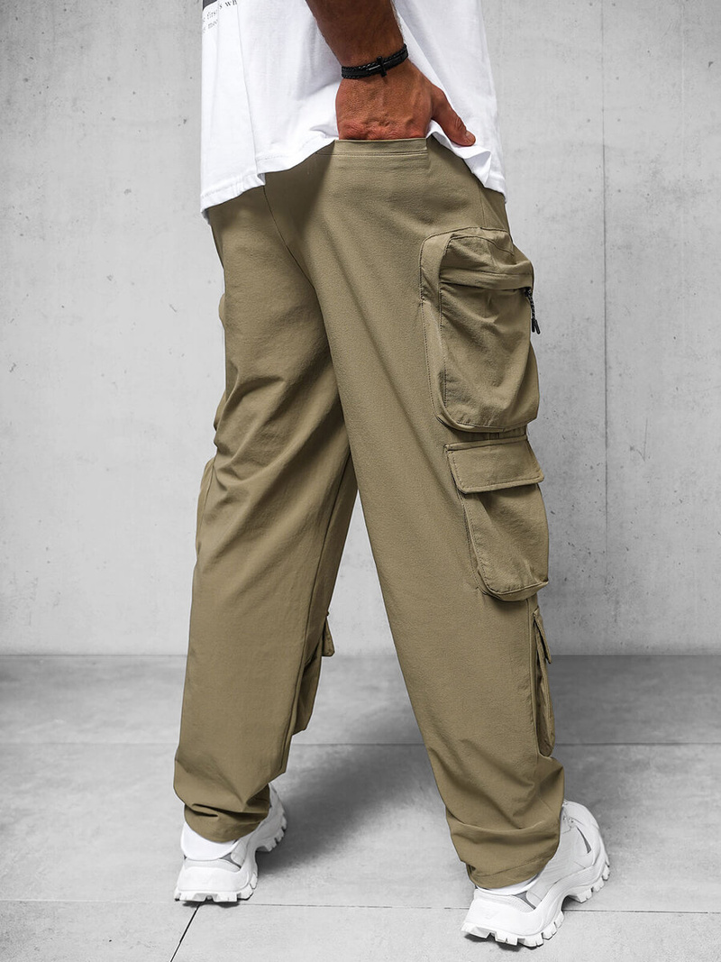 Pantalón de hombre beige oscuro OZONEE O/PS5528