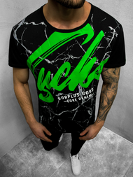Camiseta de hombre negra OZONEE JS/KS2015Z