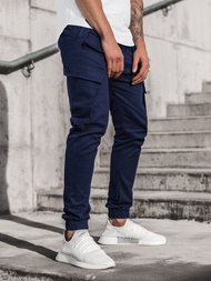 Pantalón jogger de hombre azul marino OZONEE G/2788