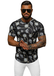 Camiseta de hombre negras OZONEE O/PT012