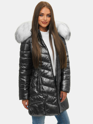 Chaqueta de mujer negra OZONEE JS/M9053/392