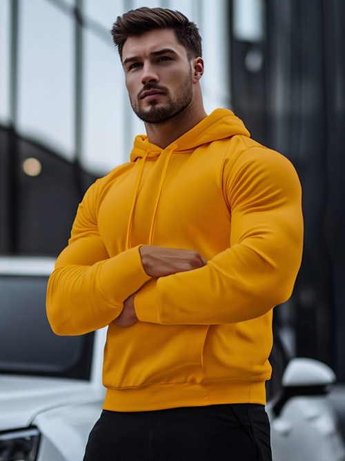 Sudadera de hombre camel OZONEE JS/2009Z