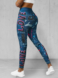 Leggings para mujer índigo OZONEE O/20755Z