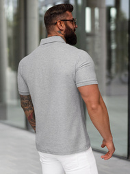 Polo de hombre gris OZONEE NB/MT3142