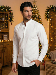 Camisa de hombre blanco OZONEE O/V55Z