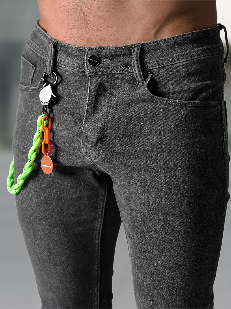 Vaqueros de hombre grafito OZONEE NB/MP0191G