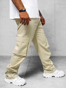 Pantalón de hombre beige OZONEE O/G3016Z