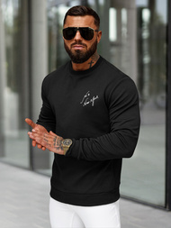 Sudadera de hombre negra OZONEE O/P2031Z