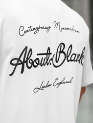 Camiseta de hombre blanco OZONEE O/QQ1195