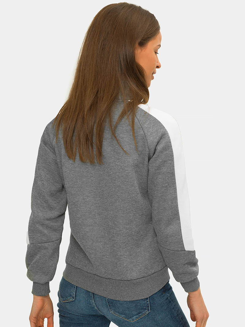 Sudadera de mujer grafito OZONEE JS/B26038