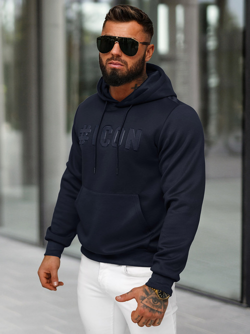 Sudadera de hombre índigo OZONEE JS/27B6502/28Z