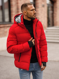 Chaqueta de hombre roja OZONEE JS/5M756/270Z