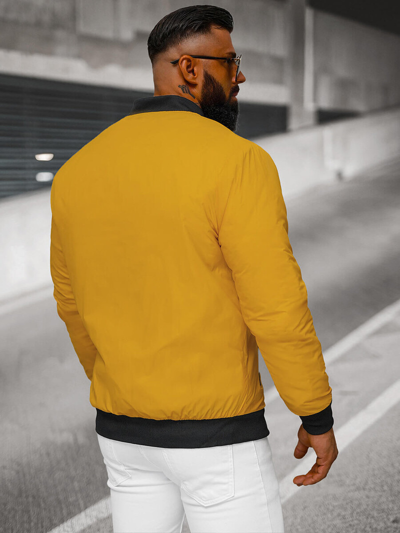 Chaqueta de hombre camel OZONEE JS/AK95Z