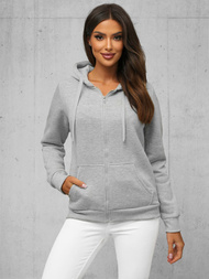 Sudadera de mujer gris OZONEE JS/W03Z