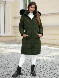 Chaqueta de mujer caqui OZONEE O/W377Z