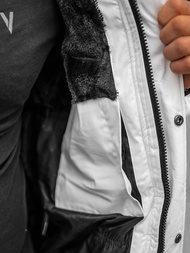 Chaqueta de hombre blanca OZONEE O/M798