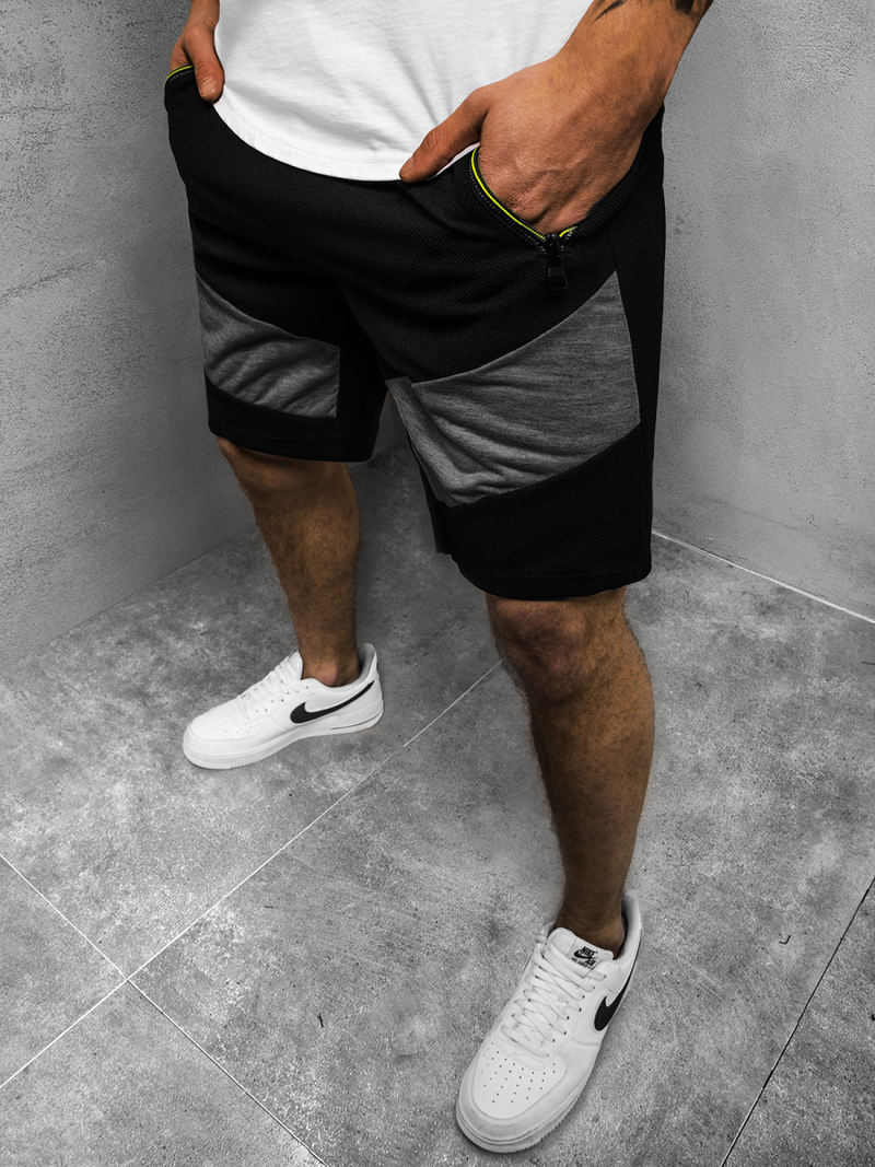 Pantalón corto de hombre negro JS/KS2515Z