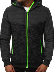 Chaqueta de hombre negra OZONEE JS/TY29