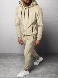 Chándal de hombre beige OZONEE O/12128