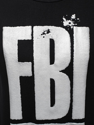 Camiseta de hombre negra OZONEE JS/SS100730Z