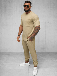 Camiseta de hombre camel OZONEE O/Y960T