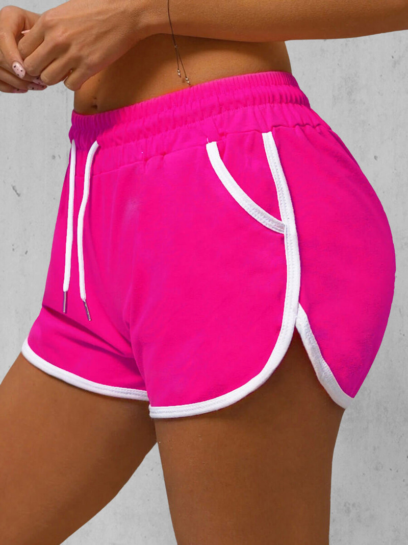 Pantalones cortos de chándal para mujer rosa-oscuro OZONEE JS/8K208/19