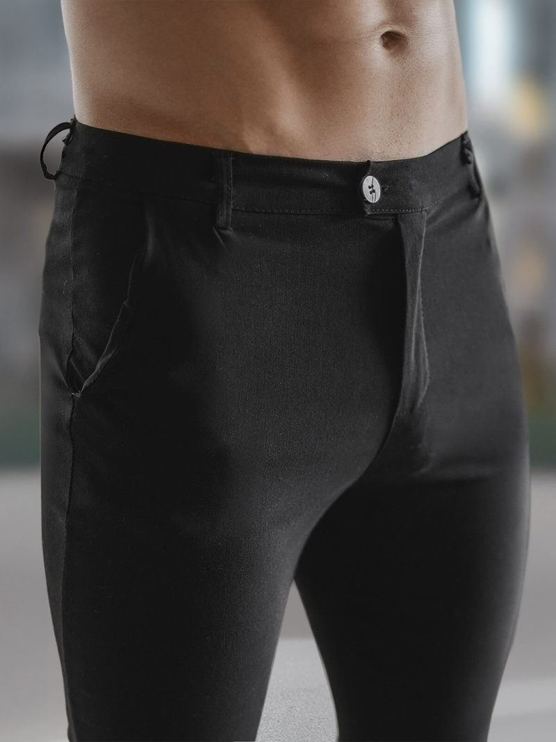 Pantalón de hombre negras OZONEE O/P4049Z