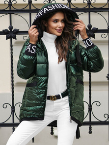 Chaqueta de mujer verde OZONEE JS/5M3188/238Z