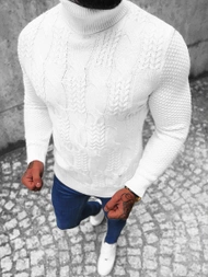 Jersey de hombre blanco OZONEE NB/MM6012/1