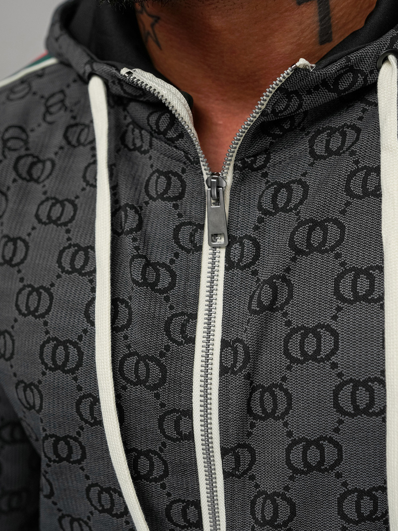 Chándal de hombre negro OZONEE O/FF5111AB