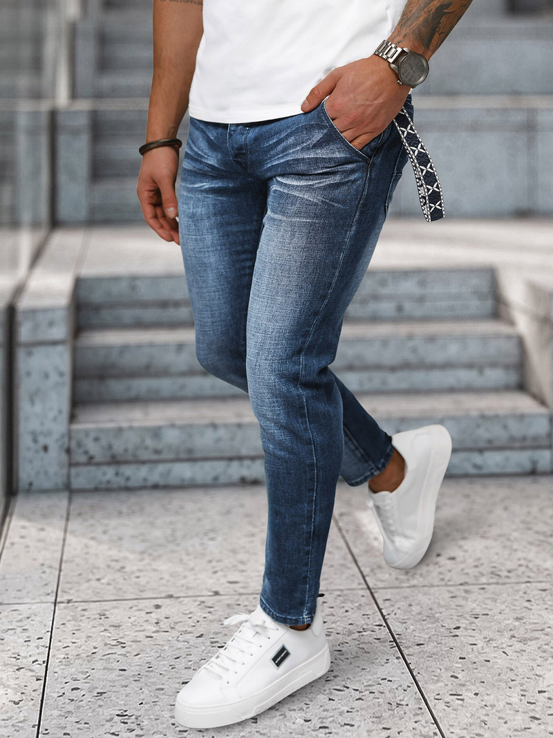 Vaqueros de hombre azul oscuro OZONEE NB/MP0091BS