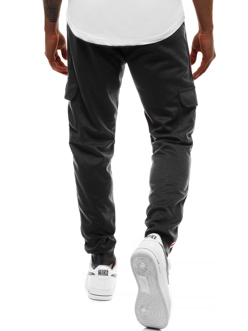 Pantalón de chándal de hombre negras OZONEE JS/JZ11009