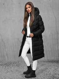 Chaqueta de mujer negra OZONEE JS/M736/392