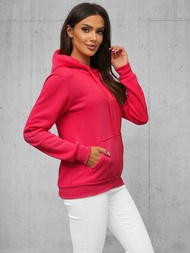 Sudadera de mujer frambuesa OZONEE JS/W02/59Z