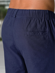 Pantalones cortos chinos de hombre azul marino OZONEE TMK/DC809/3Z