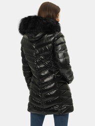 Chaqueta de mujer en negra OZONEE JS/M778/392B
