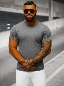 Camiseta de hombre grafito OZONEE JS/712005/5Z