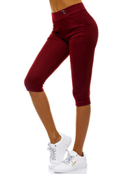 Leggings para mujer burdeos OZONEE JS/1027/A13