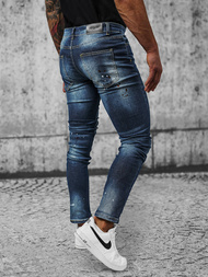 Vaqueros de hombre azul oscuro OZONEE NB/MP0170BS