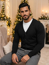 Jersey de hombre negro OZONEE NB/MM6006/4Z