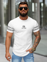 Camiseta de hombre blanca OZONEE O/B1213