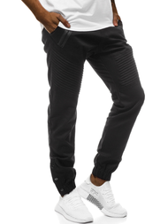 Pantalón chino jogger de hombre negro OZONEE A/0952